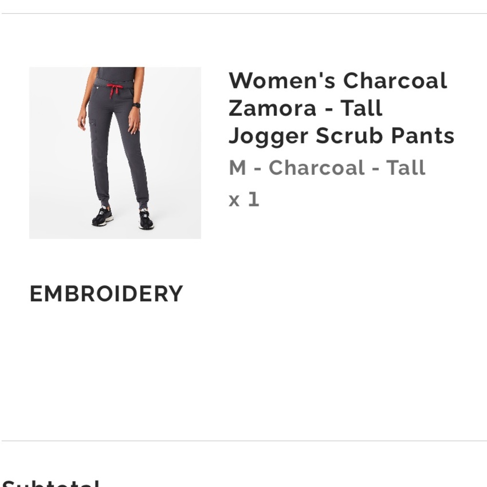 Charcoal Zamora Medium Tall FIGS